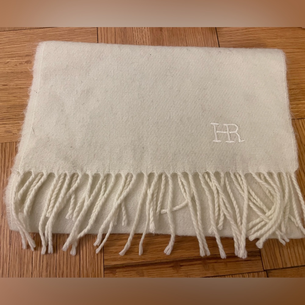 White scarf